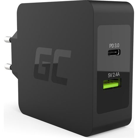 Green Cell CHAR10 mobile device charger Black Indoor (1/5)