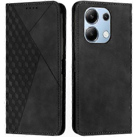 Coque Folio Antichoc pour Smartphone 4G avec Béquille - Protecteur en Cuir PU pour Redmi Note 13, Housse à Rabat (1/5)