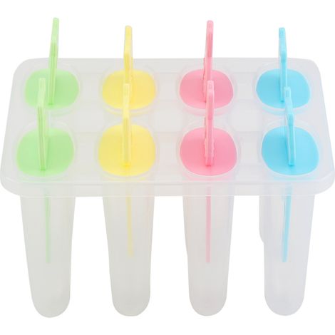 Moules à glaces en plastique à motifs de dessins animés, bac à glaçons, outil pour la préparation de desserts glacés (1/5)
