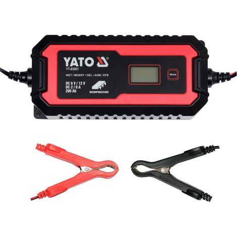 Chargeur de batterie 6/12v voiture, camping car, auto, stop and start
