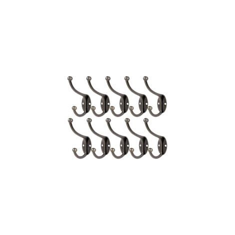 10 ganci appendiabiti vintage da parete, ganci per cappelli in metallo unici, ganci retrò in acciaio inossidabile con viti per casa, bagno, cucina (rame) - Crezuo