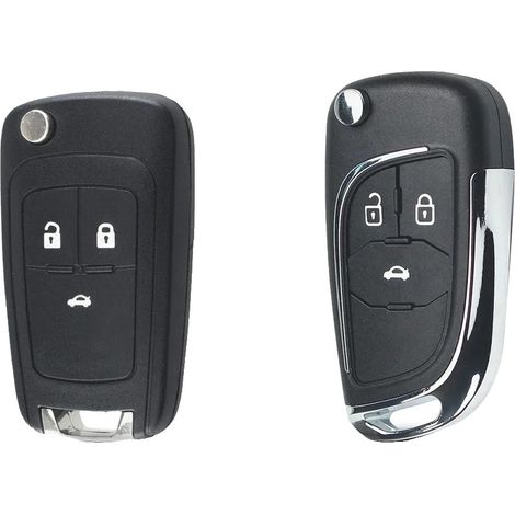 Guscio chiave auto, ricambio per modelli OPEL, design ABS resistente, 3 pulsanti modificati, per Chevrolet-b (1/2)