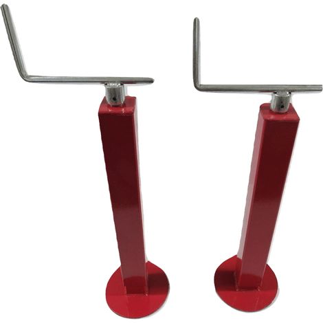 X2 1000KG Universal Top Winder Telescopic Jack Prop Stand 60MM - Trailer Levelling Agricultural (1/5)