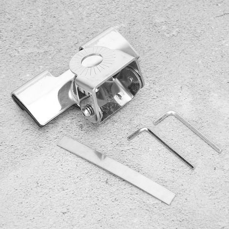 Support de fixation d'antenne radio automobile 0,3 pouce, réglable à 360°, trou de montage 0,6 pouce, pince en acier inoxydable (1/4)