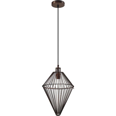 Lampada a Sospensione Delta in Rame Industriale (1/3)