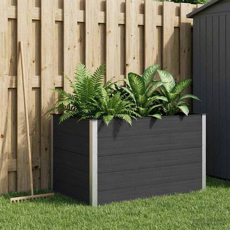 Teenpull – Hochbeet Schwarz 150 x 100 x 91 cm (1/5)