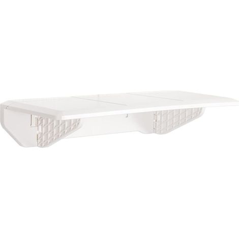 Étagère murale flottante OUNONA blanche pour place pratique pour la cuisine (1/5)