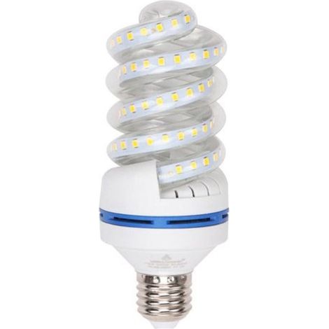 TrAdE Shop Traesio - Lampadina Led E27 15w 1425lm Tortiglione Vortice Spirale Luce Naturale Calda Fredda - -Bianco Naturale      - (1/2)