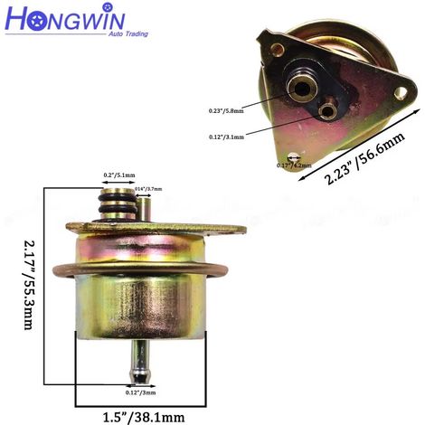 Convient pour le régulateur de pression de carburant Mazda ZZM313280 3,0 BAR (1/5)