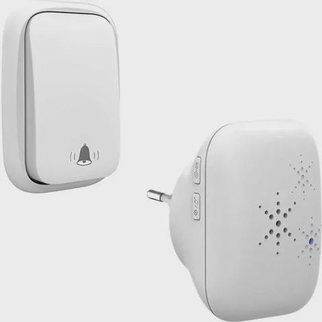 Sonnette sans Fil et sans Pile Extérieur Étanche IP 65 Neige Pluie Humidité,blanc (1/5)