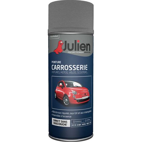 Peinture aérosol pour Carrosserie - Brillant Gris Clair Métal 37066 - 400 ml - Julien