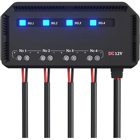 Boîte de relais de fusible de voiture 12V - câblage rapide 4 voies avec feux d'indicateur, fusibles 2/3/5A pour moto, phares, navigation, porte-téléphone, chargeur