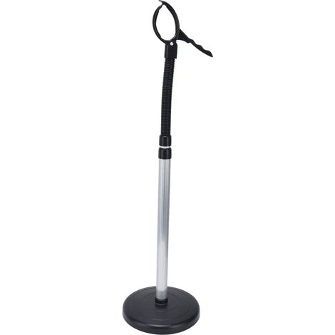 Support Séchoir à Cheveux 360° Rotatif avec Base Lourde, Bras Flexible et Hauteur Réglable pour Séchage Mains Libres (1/5)
