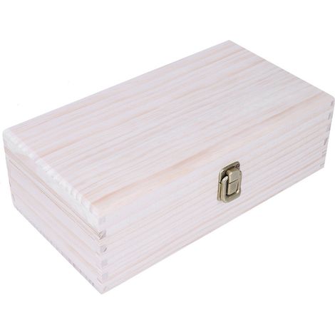 Boîte de Rangement en Bois 32 Cases pour Huiles Essentielles et Vernis à Ongles (1/5)