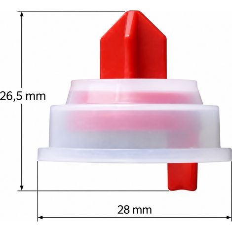 Joint d'arrêt d'eau Grohe rouge en silicone pour soupape de chasse de réservoir encastré WC 2 pouces 10 g – Livraison gratuite
