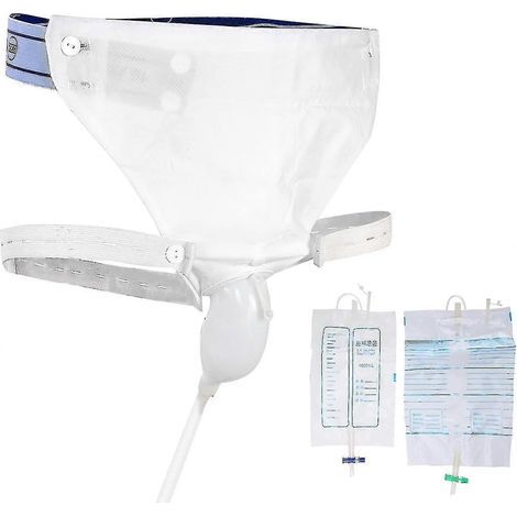Silicone Urine Collector, 3 Type Optional With 2 Urine Catheter Bags For Man Woman Elderly-hy (1/5)