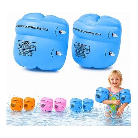 Brassards Enfant Gonflables pour Piscine 1-6 Ans, Brassard Bébé, Flotteurs Bras pour Apprendre à Nager, Aide Natation Enfant pour Piscine Plage Vacances Voyage, Charge 5-30 kg (1/5)