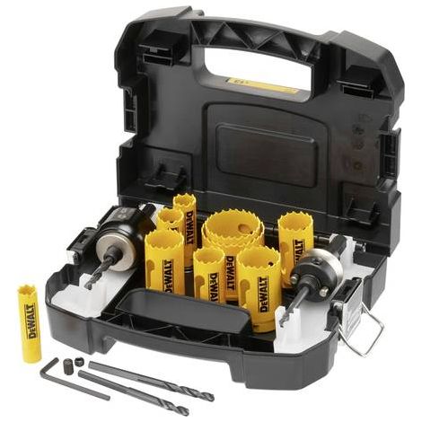 Set di seghe a tazza bimetalliche DeWalt 11 pezzi argento