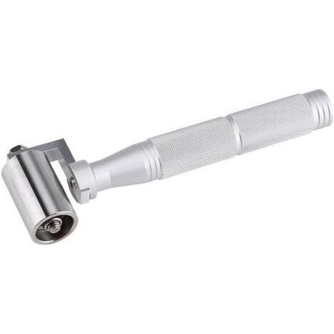 Rouleau Pression Rouleau de Pression Inoxydable 40mm 6.5 pouces Rouleau a Pression Rouleau Pression avec Antidérapant Alliage D'aluminium pour Poignée Décoration de La Maison Papier Peint Outil (1/4)
