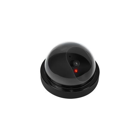 Fausse caméra de sécurité avec Lampe LED Clignotante (1/4)