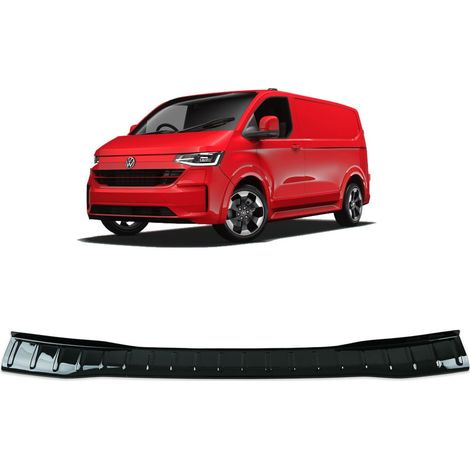 Protezione paraurti posteriore nera lucida per Volkswagen T7 dal 2022 (1/4)
