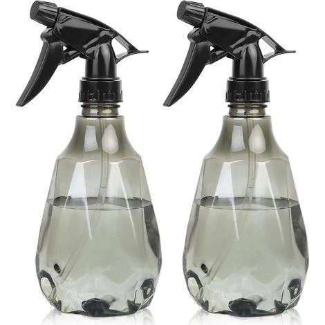 Lotto di 2 spray bottiglie di acqua da 500 ml, per le piante, flaconi spray per il giardino, spray bottiglie in plastica s per pulire il giardino piante e taglio di capelli (1/5)