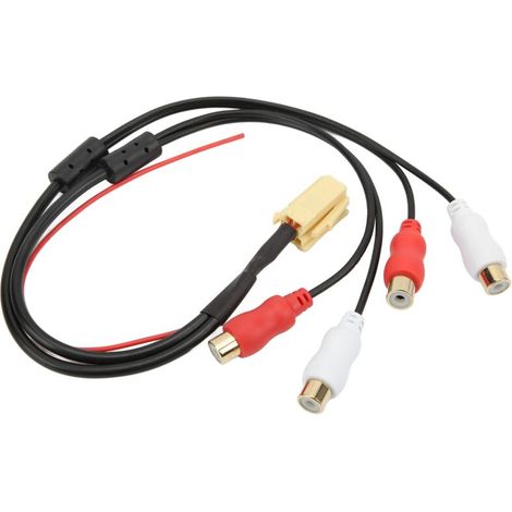 Adattatore per uscita di linea auto, mini adattatore ISO facile da installare per elettronica automobilistica. (1/5)