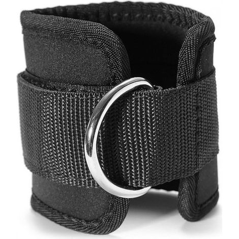 Sangles De Cheville - Néoprène Ajustable Avec Boucle - Pour Renforcement Fessiers Et Jambes Sur Machine À Câbles - Lot De 2 (1/5)