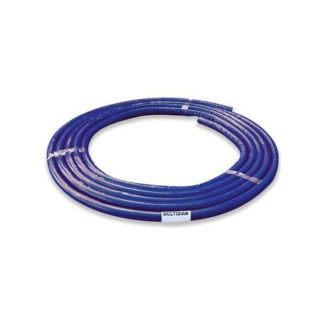 10 x TUBO MULTI-DIAN SISTEMA MULTISTRATO COIBENTATO BLU ROTOLO 10 MT Misura: 16 x 2