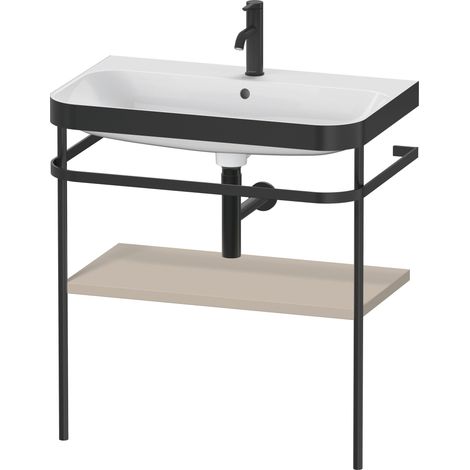 Duravit Happy D.2 Plus c-bonded Set avec console métallique,