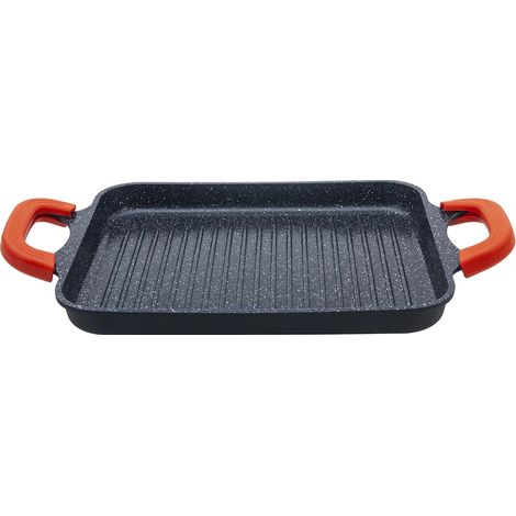 Plancha 45 cm amovible en aluminium - 45 - Noir - Alizée (1/5)
