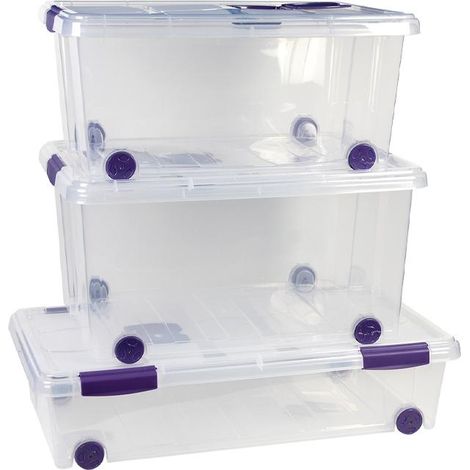 CAJA ORDENACION CON RUEDAS 57L MODELO RICORDI 62X45X32cm
