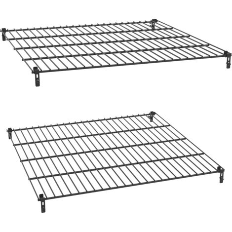 Vitavia Regalset für Anlehnhäuser 900 und 1300, schwarz pulverbeschichtet, 61 x 63 cm (1/2)