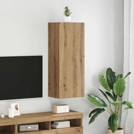 TV Wall Cabinet 40.5 x 30 x 102 cm Artisan Oak Engineered Wood vidaXL (1/5)