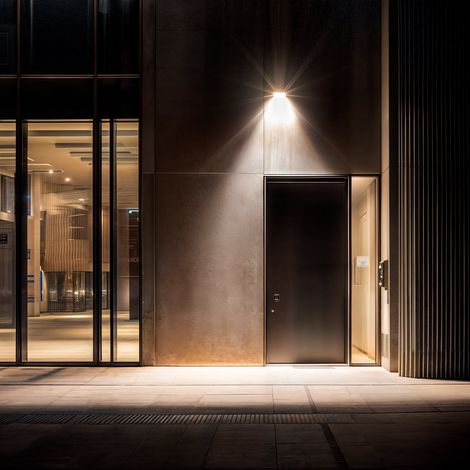 Proiettore LED Slim 20W 120lm/W IP65 Vetro Bianco 4000K Bianco Naturale