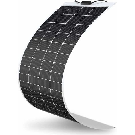 Renogy Solar Panel 200W 12V Lightweight Monocrystalline Ultra-Flexible Bendable Mono Off-Grid Charger for Marine RV Cabin Van Car Boat Curve Surfaces