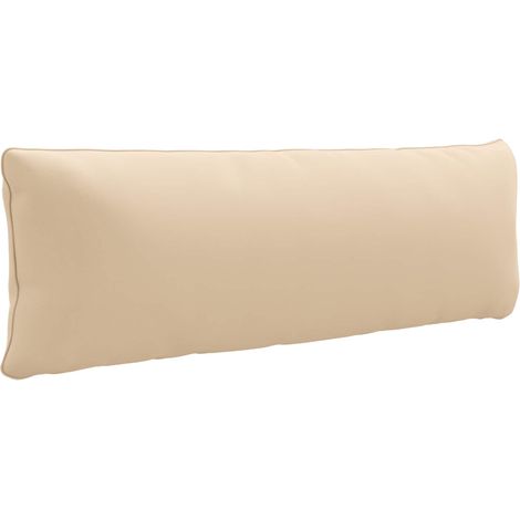 Back Cushion PUTTEN 100% Polyester Cream 120 x 40 x 15 cm vidaXL (1/5)