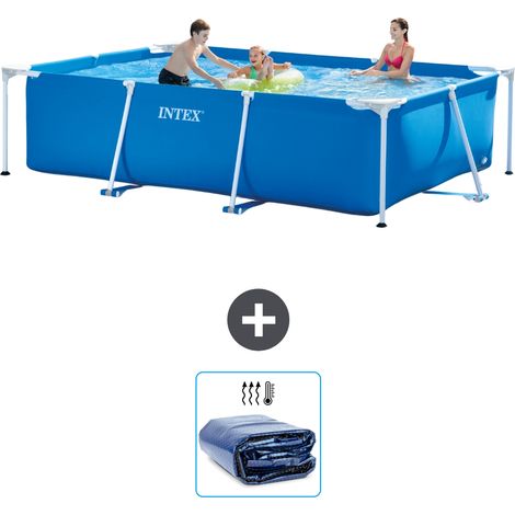Intex Piscina con struttura Rettangolare - 300x200x75 cm - 4-pezzi  S21253