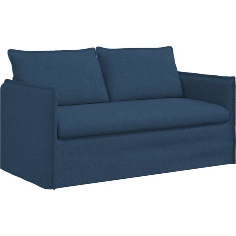 Canapé Bleu 156 x 82 x 85 cm tissu (1/5)