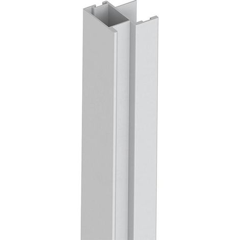 perfil tirador modelo nila sp19 plata mate / blanco / negro mate sp19 2,60m acabado negro mate (barra 2)