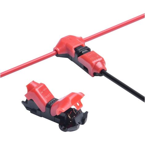 Conector Tipo T de 1 Polo de Cable No Pelado de 0.5mm para Tira LED IP40  Monocolor (1/4)