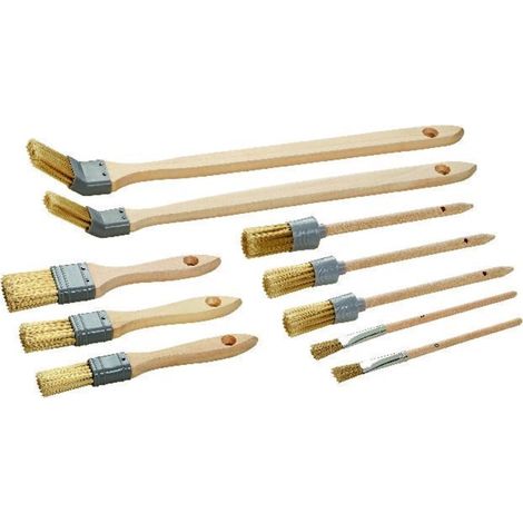 C CIRET Pinsel-Set, 10-teilig Kunstborste, Holzsti. FSC