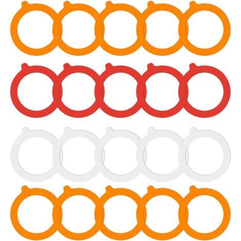 Joints de rechange en Silicone, 20 pièces, joints d'étanchéité (1/5)