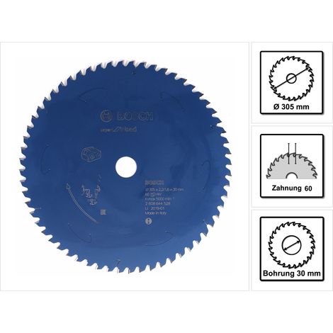 Bosch Kreissägeblatt Expert for Wood 305x30x2.2/1.6x60T