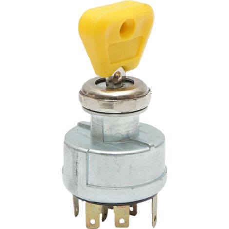 Interruttore di accensione tipo 402 con 2 chiavi per carrello elevatore Clark codice OEM 2368655, 2782017, 7004147, 5042408-38 (1/5)