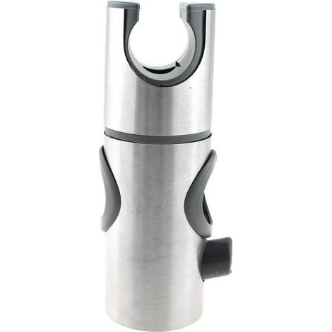 Support coulissant pour pommeau de douche, accessoires pour barre de douche de salle de bain, base de fixation à clip pour pommeau de douche surélevé, type bouton, universel, convient aux tuyaux de 24