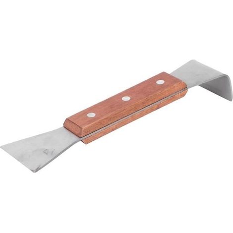 GOTOTOP Lève-cadre de ruche Grattoir Apiculteur Lève-cadre Couteau à Désoperculer en Acier Inoxydable avec Poignée en Bois (1/3)