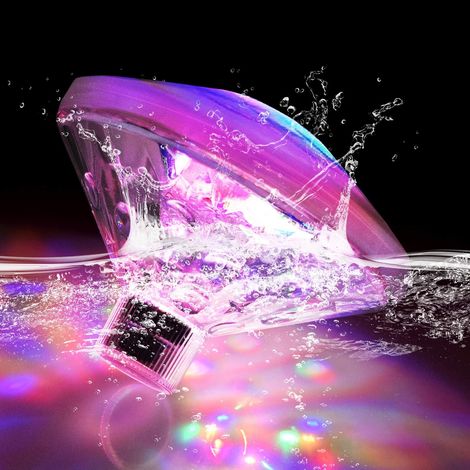 Lumières de bain LED flottantes et colorées pour piscine, baignoire, jacuzzi, discothèque, étanches, lampe décorative sous-marine pour bain, bassins, fêtes au bord de la piscine