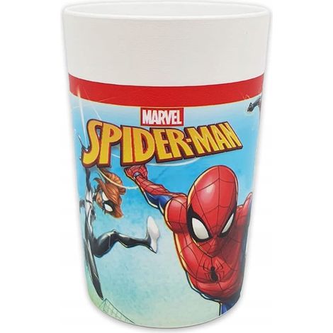 Bicchieri di plastica Spiderman Marvel da 230 ml, 2 pezzi (1/2)