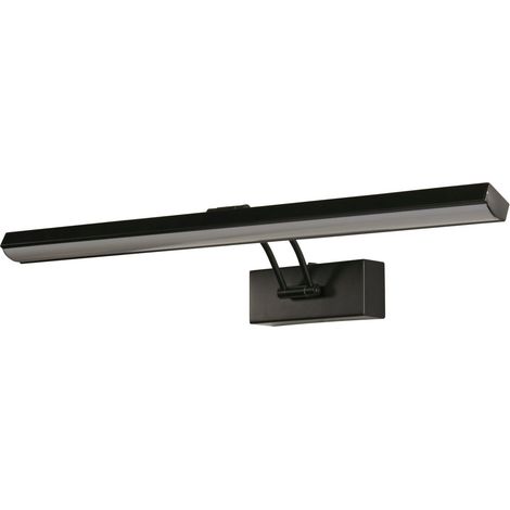 Lampe pour tableau LED en aluminium orientable L : 60,5 cm avec interrupteur noir Lumière blanc chaud 3000 K (1/3)